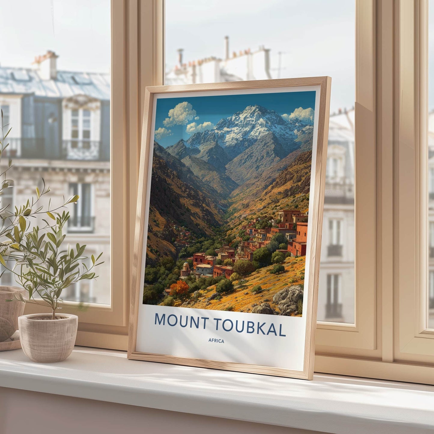 Mount Toubkal Poster - Morocco Art