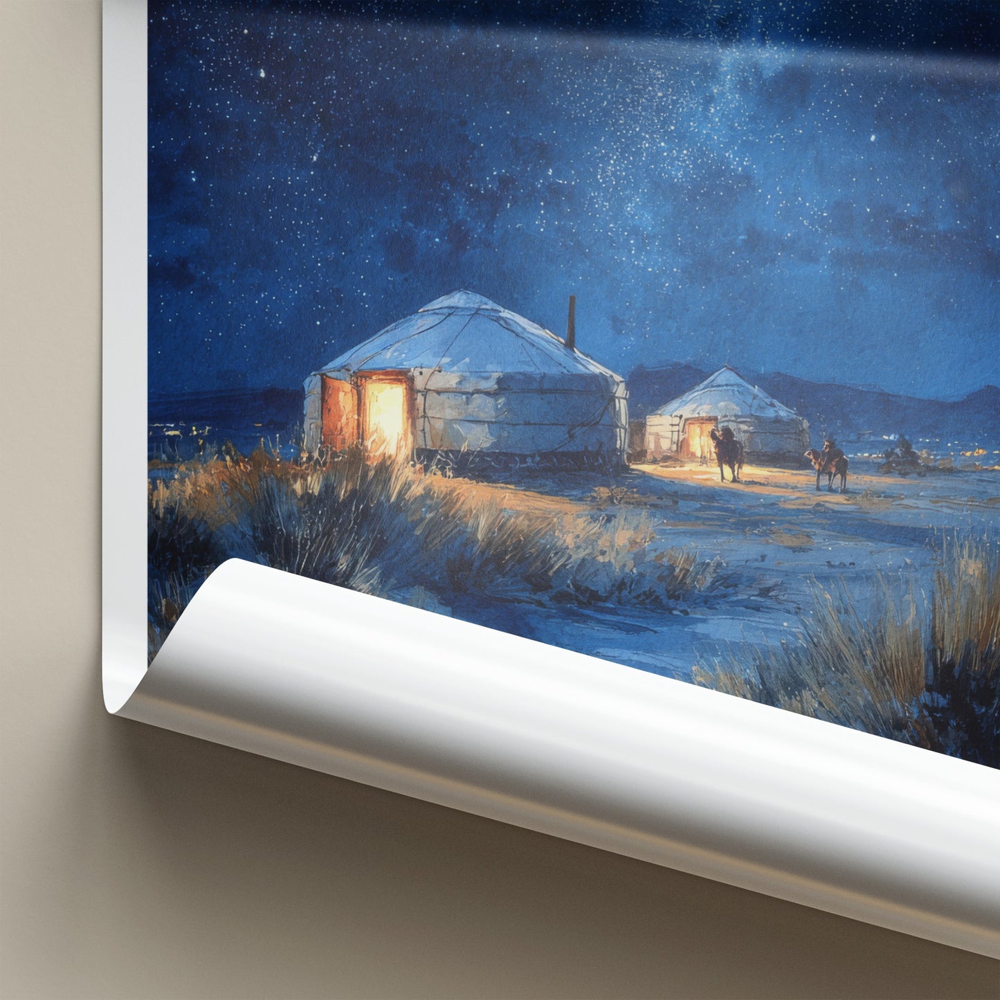 Gobi Desert Poster - Mongolia Wall Art