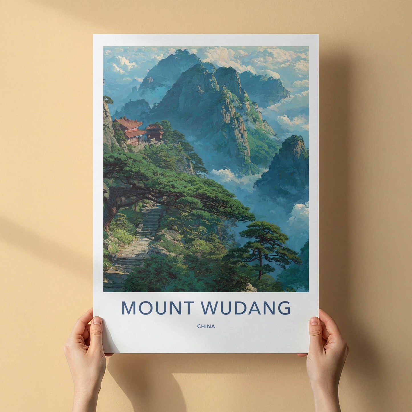 Mount Wudang Poster - China Travel Art