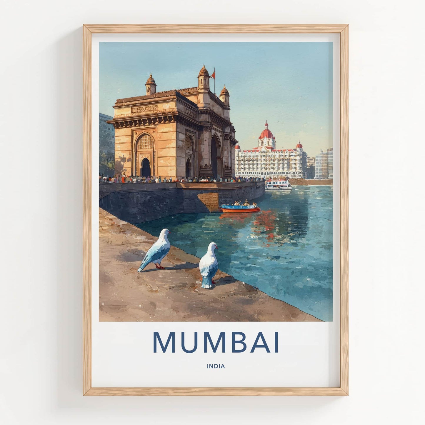 Mumbai Poster - India Art Print