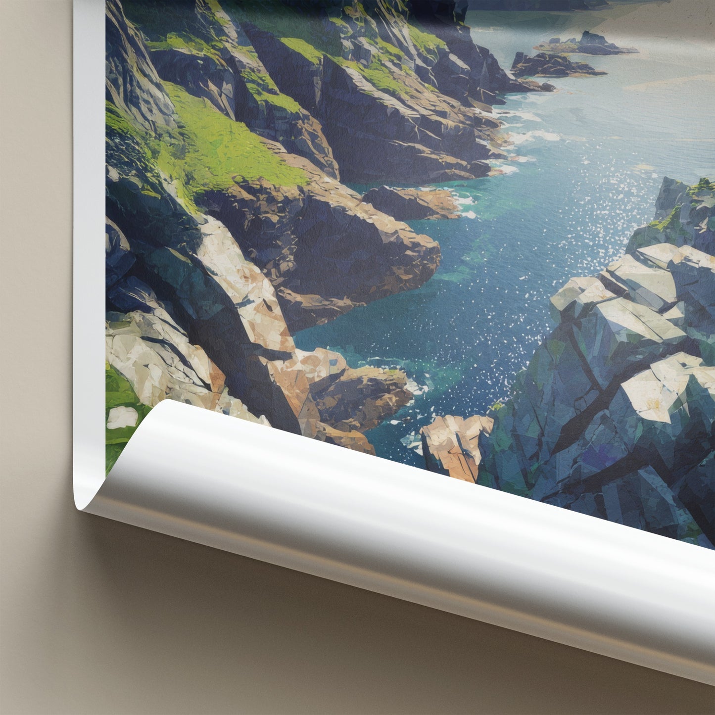 Malin Head Poster - Ireland Travel Art