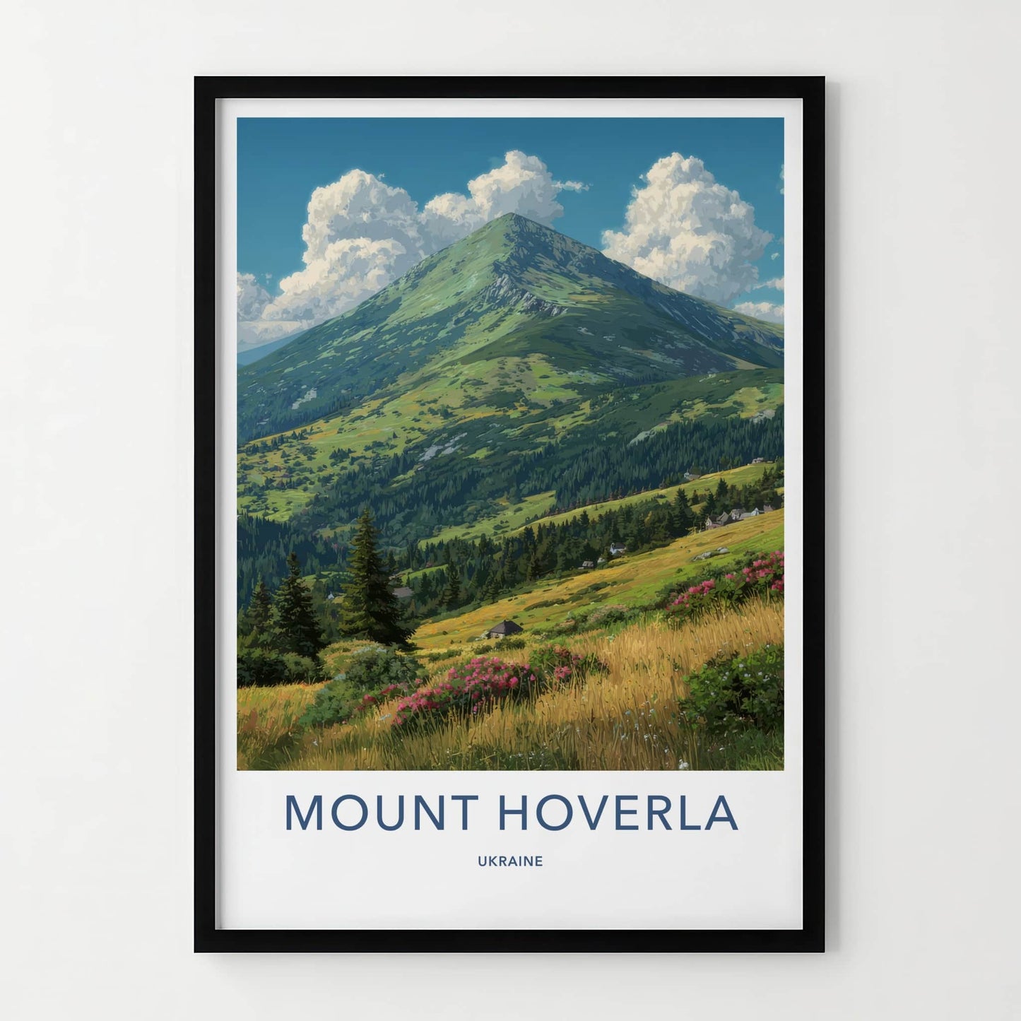 Mount Hoverla Poster - Ukraine Art Print