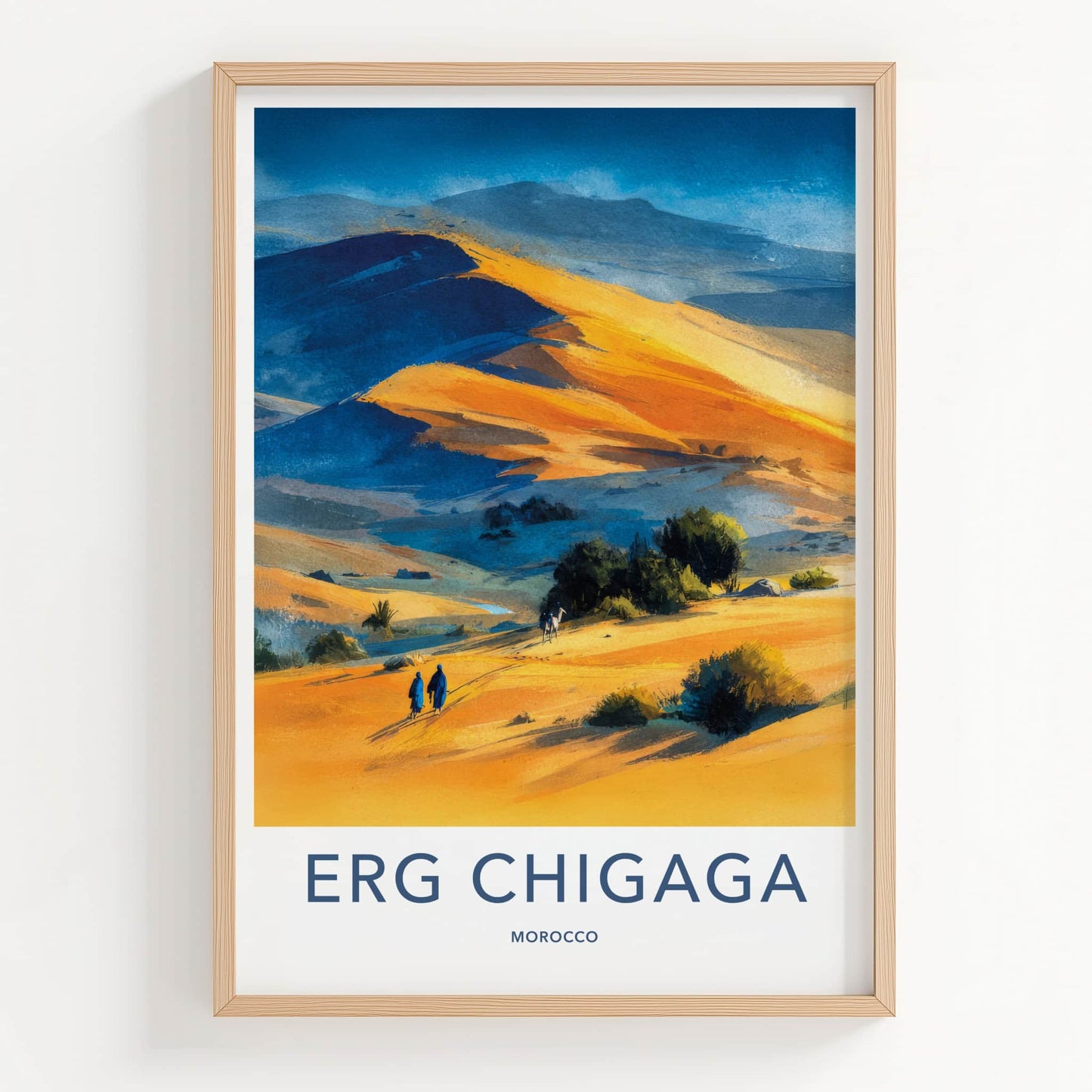 Erg Chigaga Poster - Morocco Travel Print
