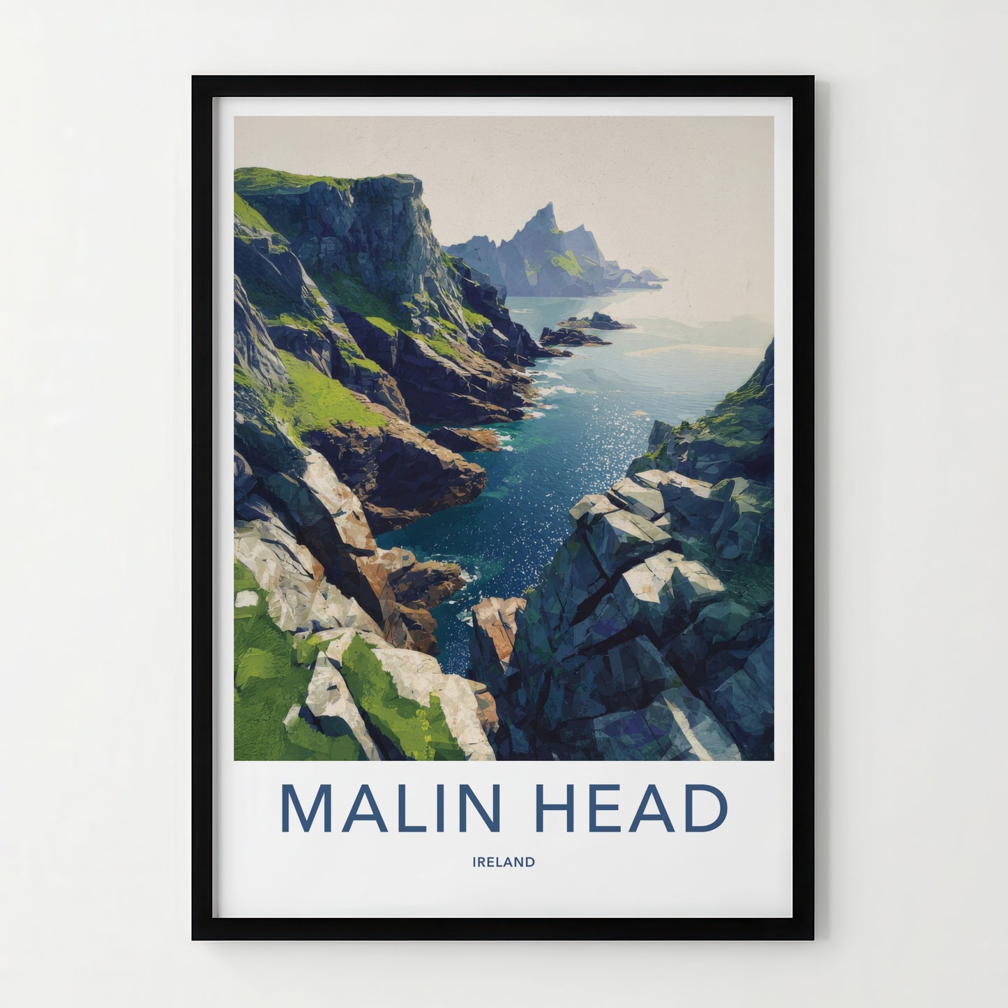 Malin Head Poster - Ireland Travel Art