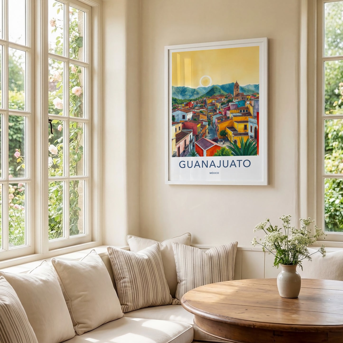 Guanajuato Poster - Mexico Travel Art