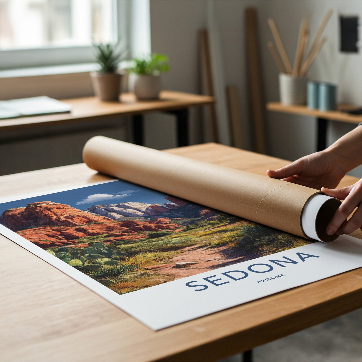 Sedona Poster - Arizona Travel Art