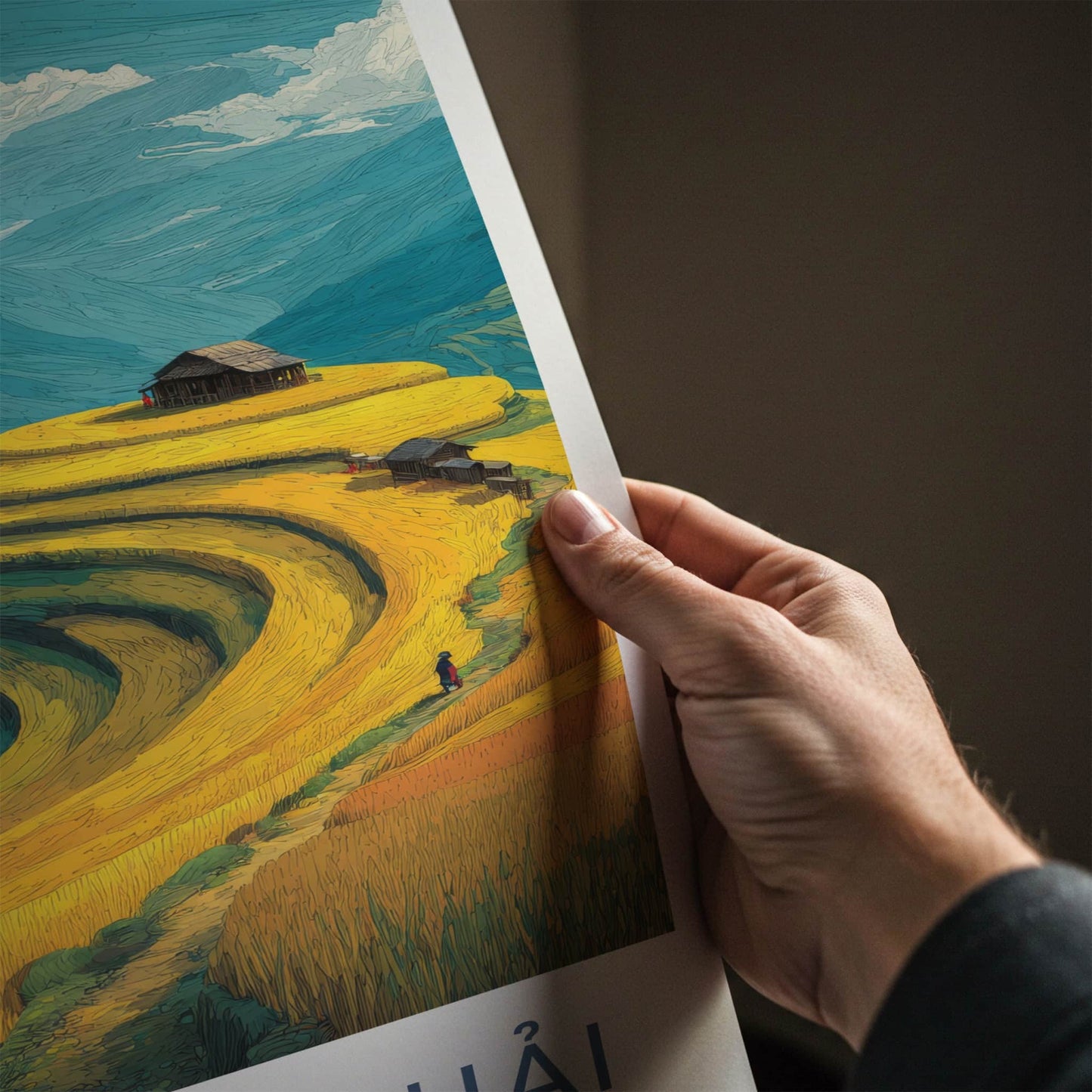 Mu Cang Chai Poster - Vietnam Art Print