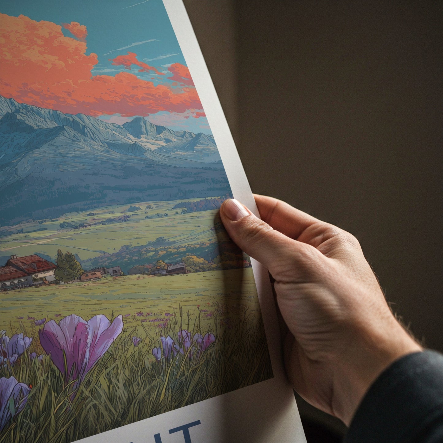 Giewont Poster - Poland Travel Print