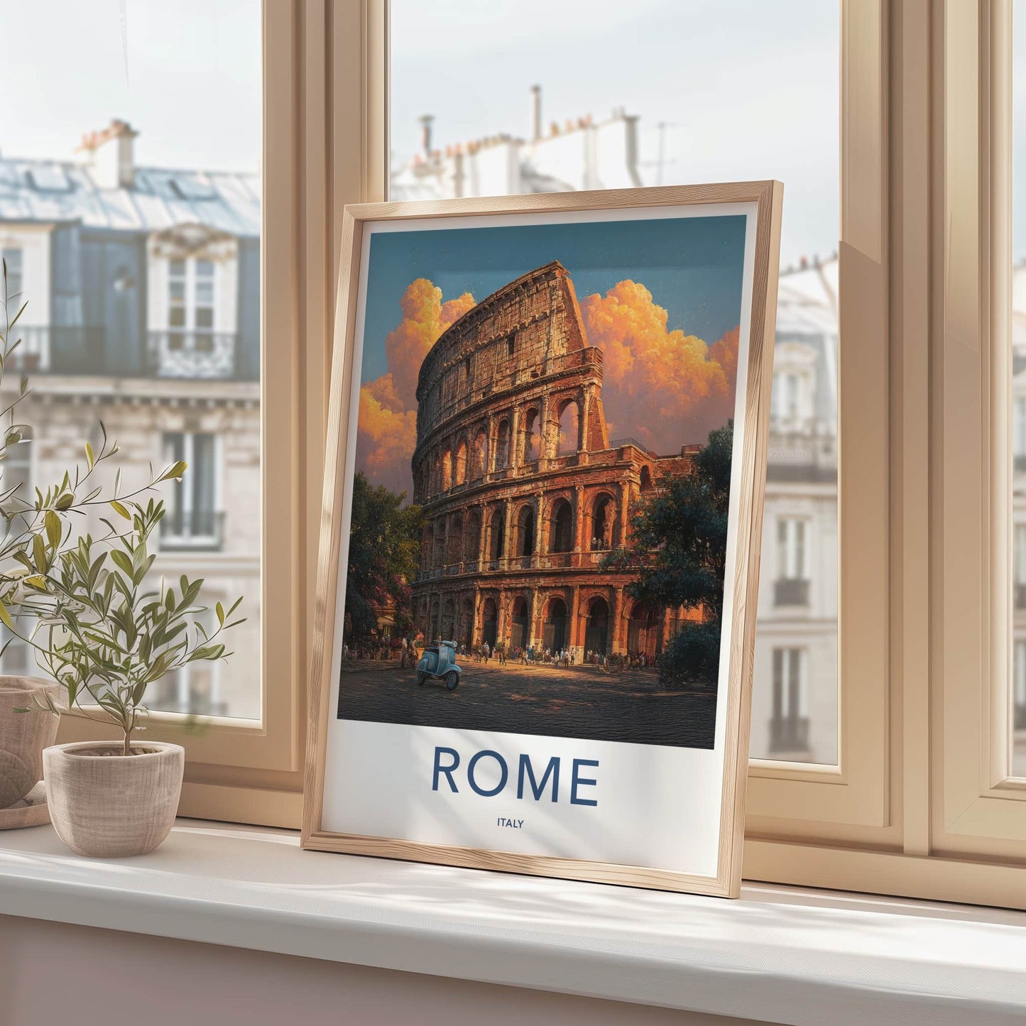 Rome Poster - Italy Travel Art