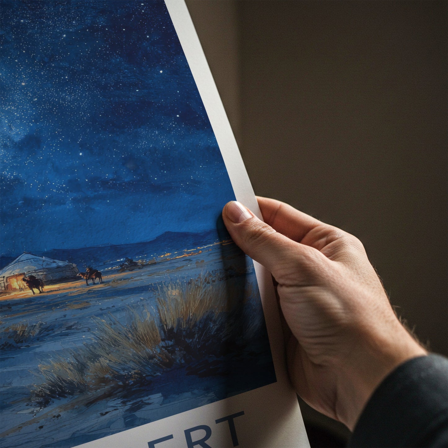 Gobi Desert Poster - Mongolia Wall Art