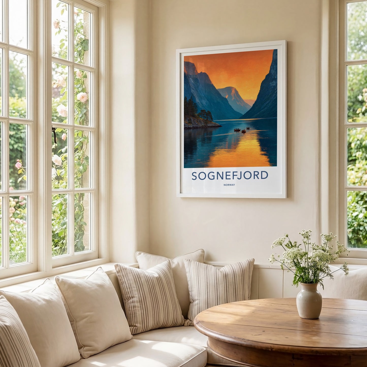 Sognefjord Poster - Norway Art
