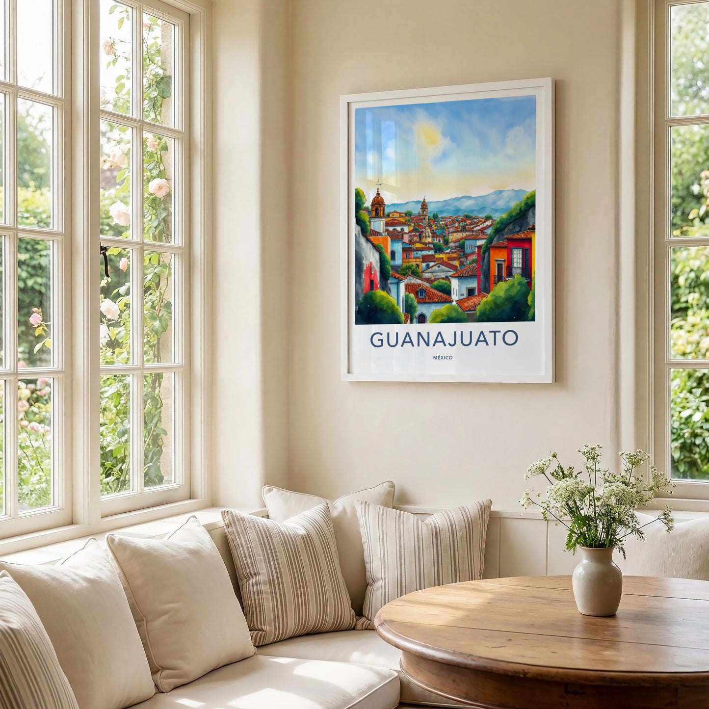 Guanajuato Poster - Mexico Travel Art