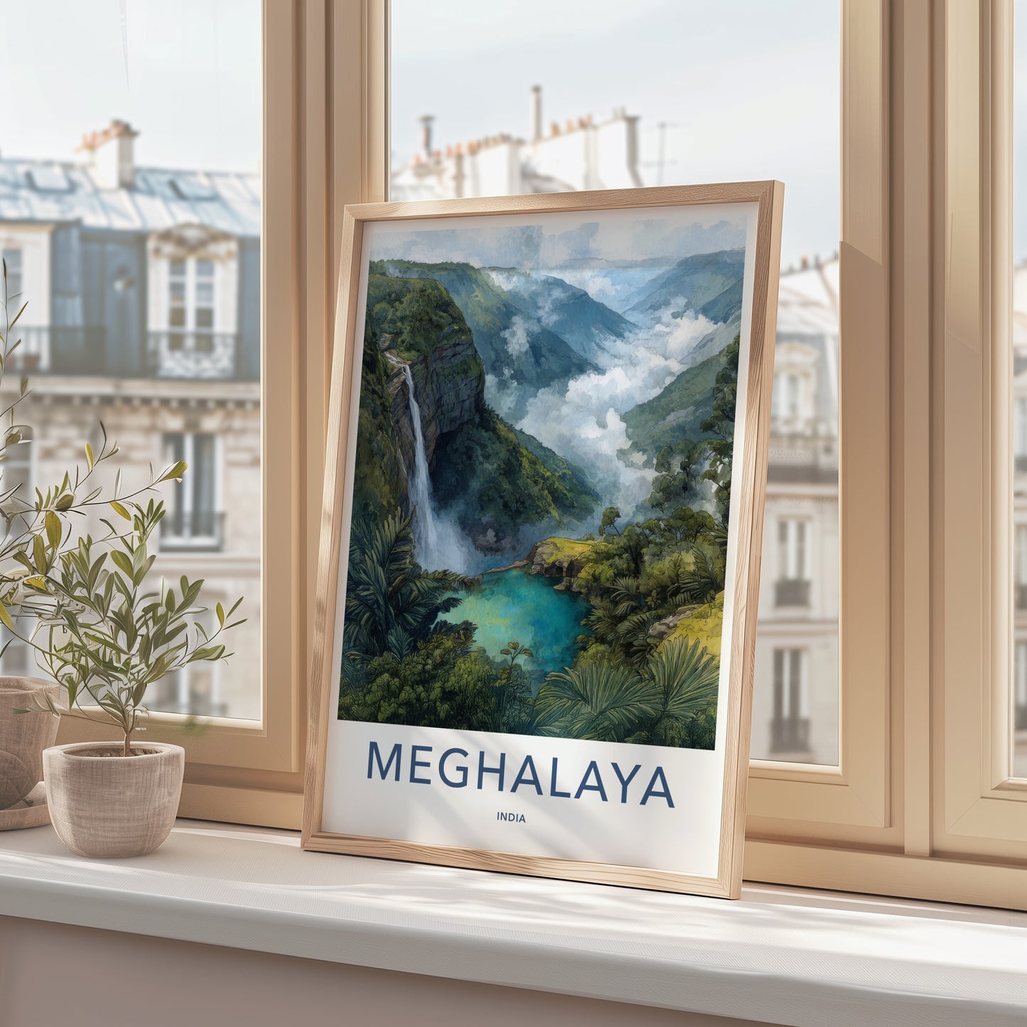 Meghalaya Poster - India Travel Art