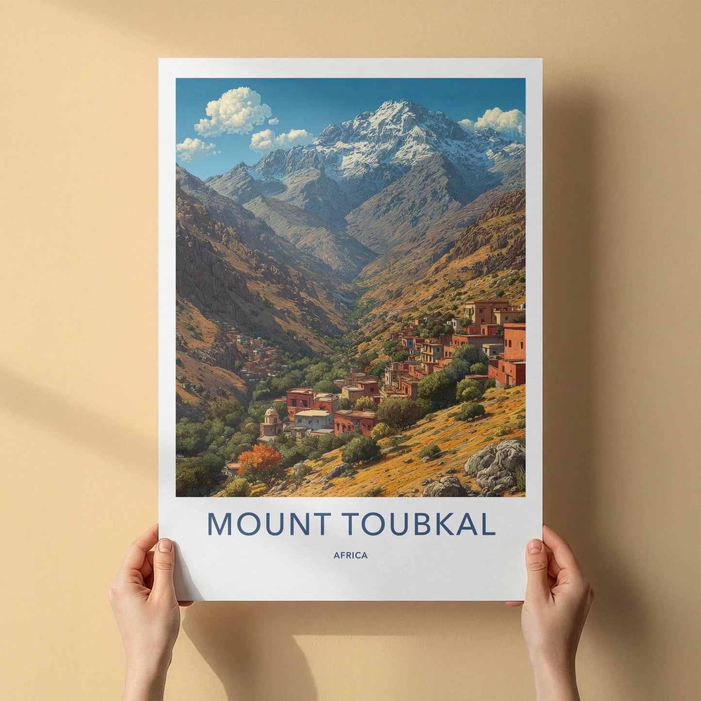 Mount Toubkal Poster - Morocco Art
