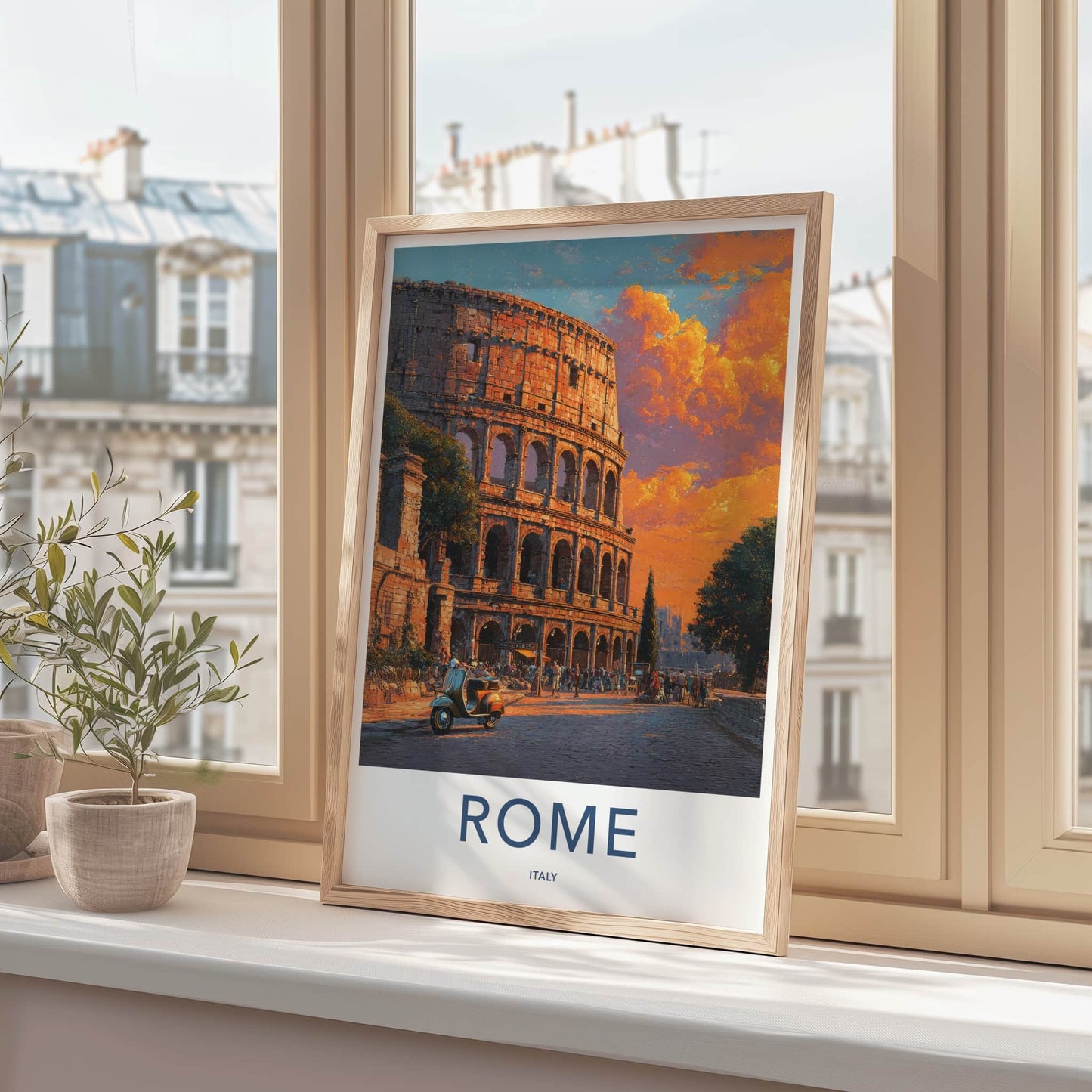Rome Poster - Italy Travel Print