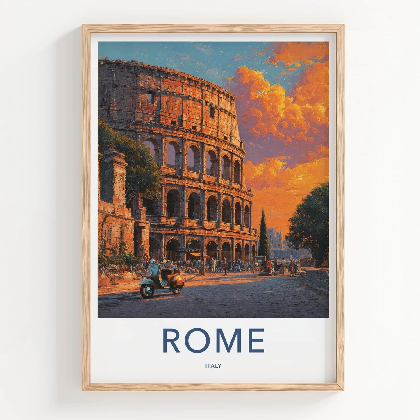 Rome Poster - Italy Travel Print