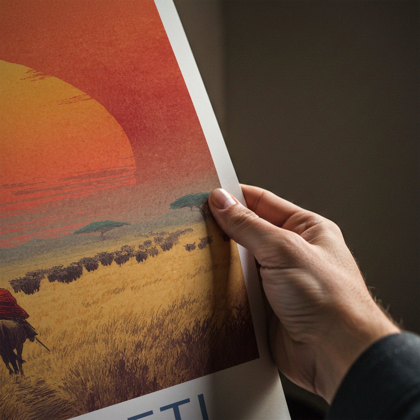 Serengeti Poster - Tanzania Art