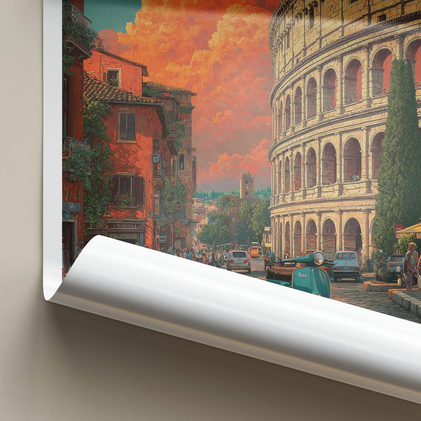 ROME Poster - ITALY Travel Art