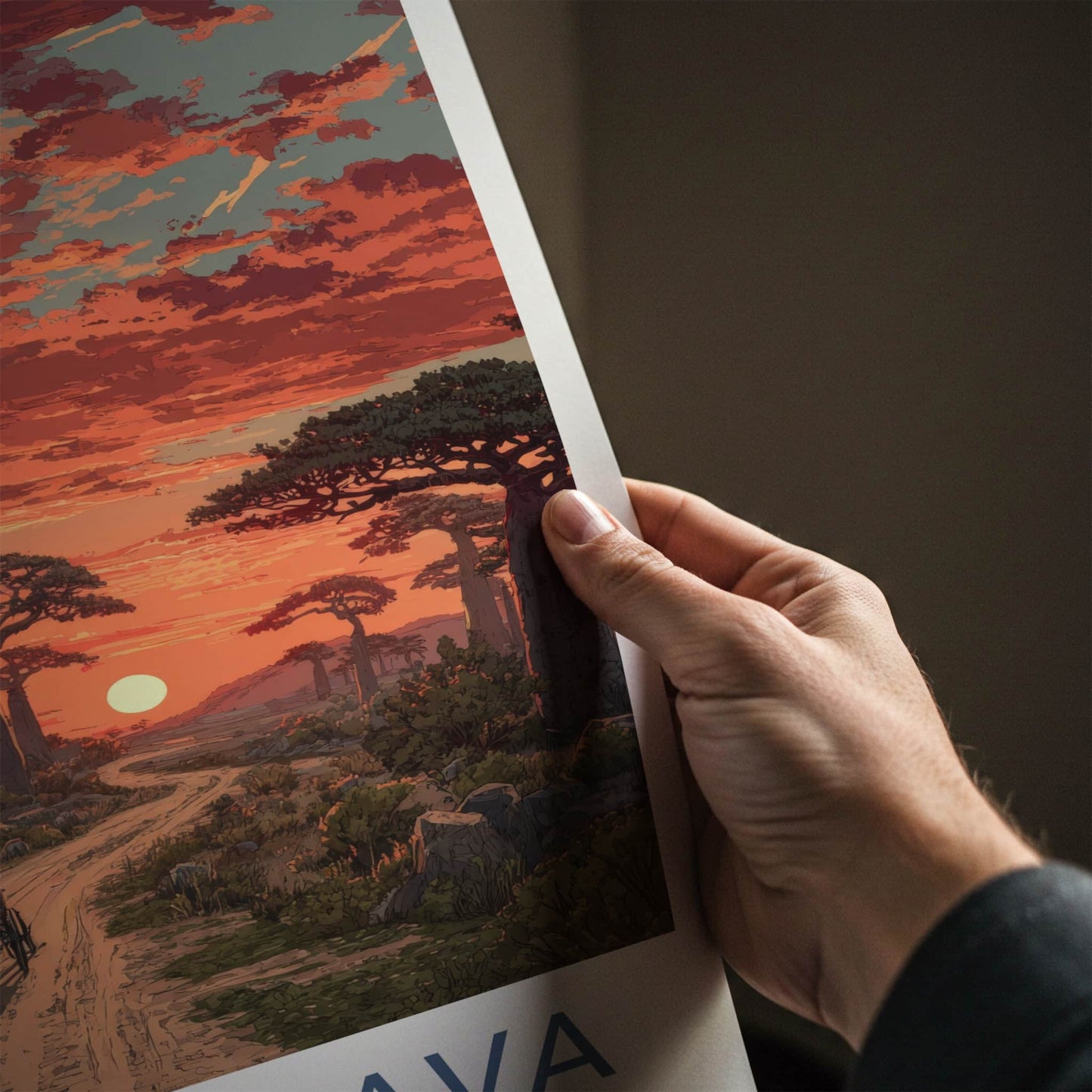Morondava Poster - Africa Travel Art