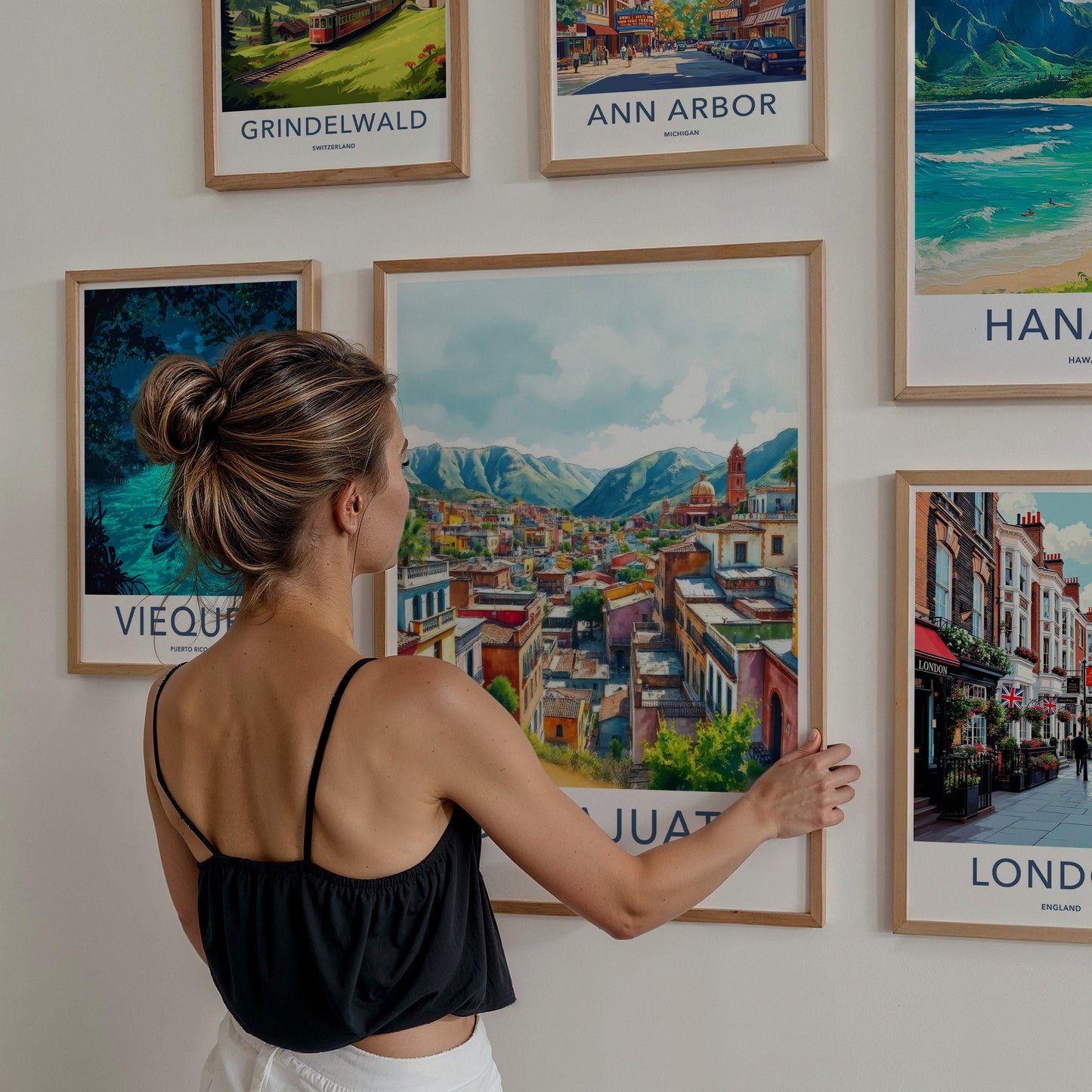 Guanajuato Poster - Mexico Travel Art