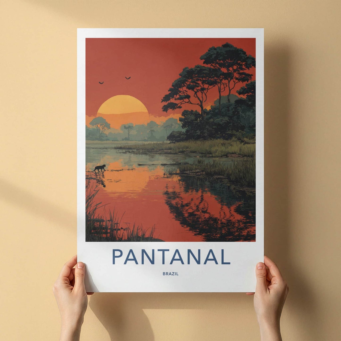 Pantanal Poster - Brazil Travel Art