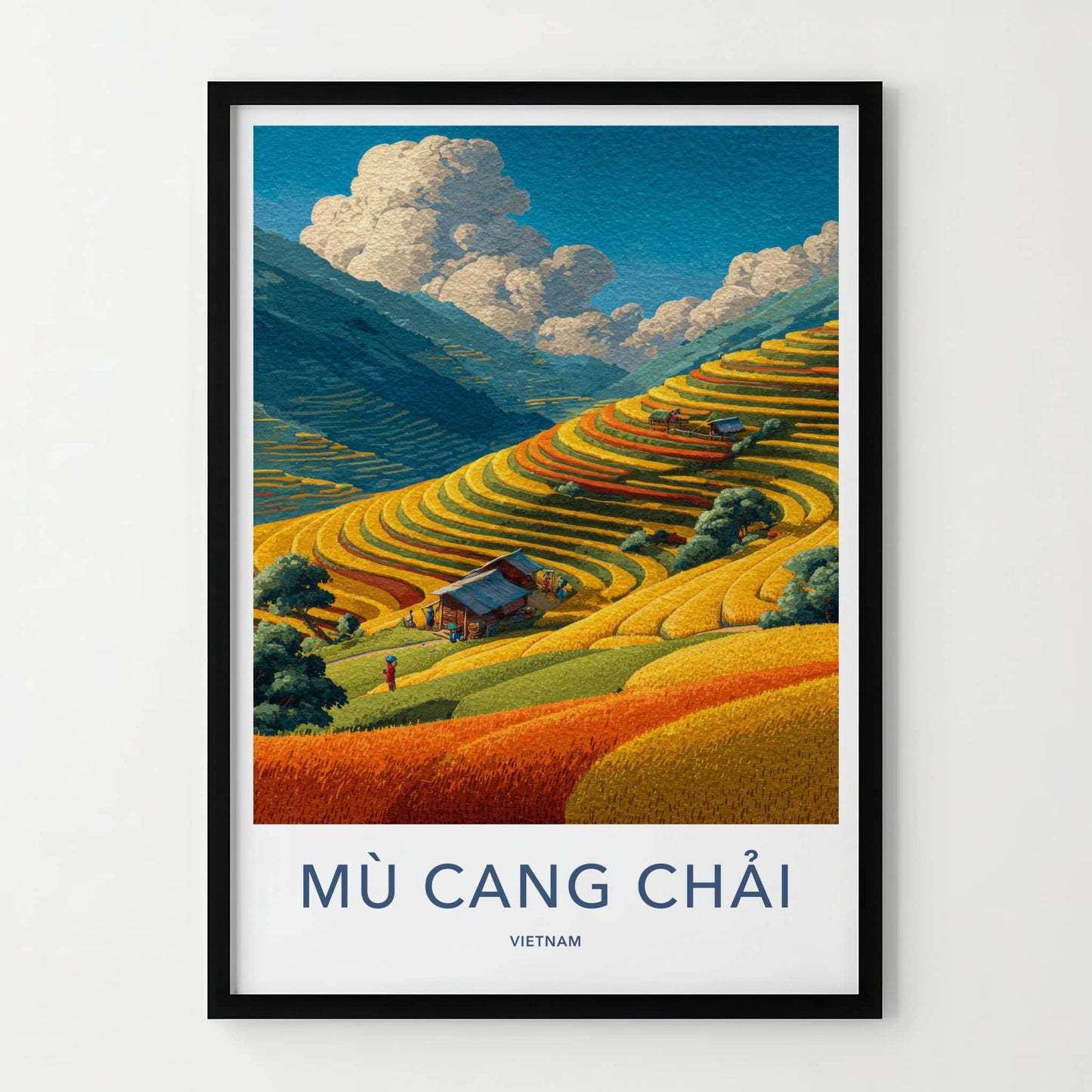 Mu Cang Chai Poster - Vietnam Fine Art