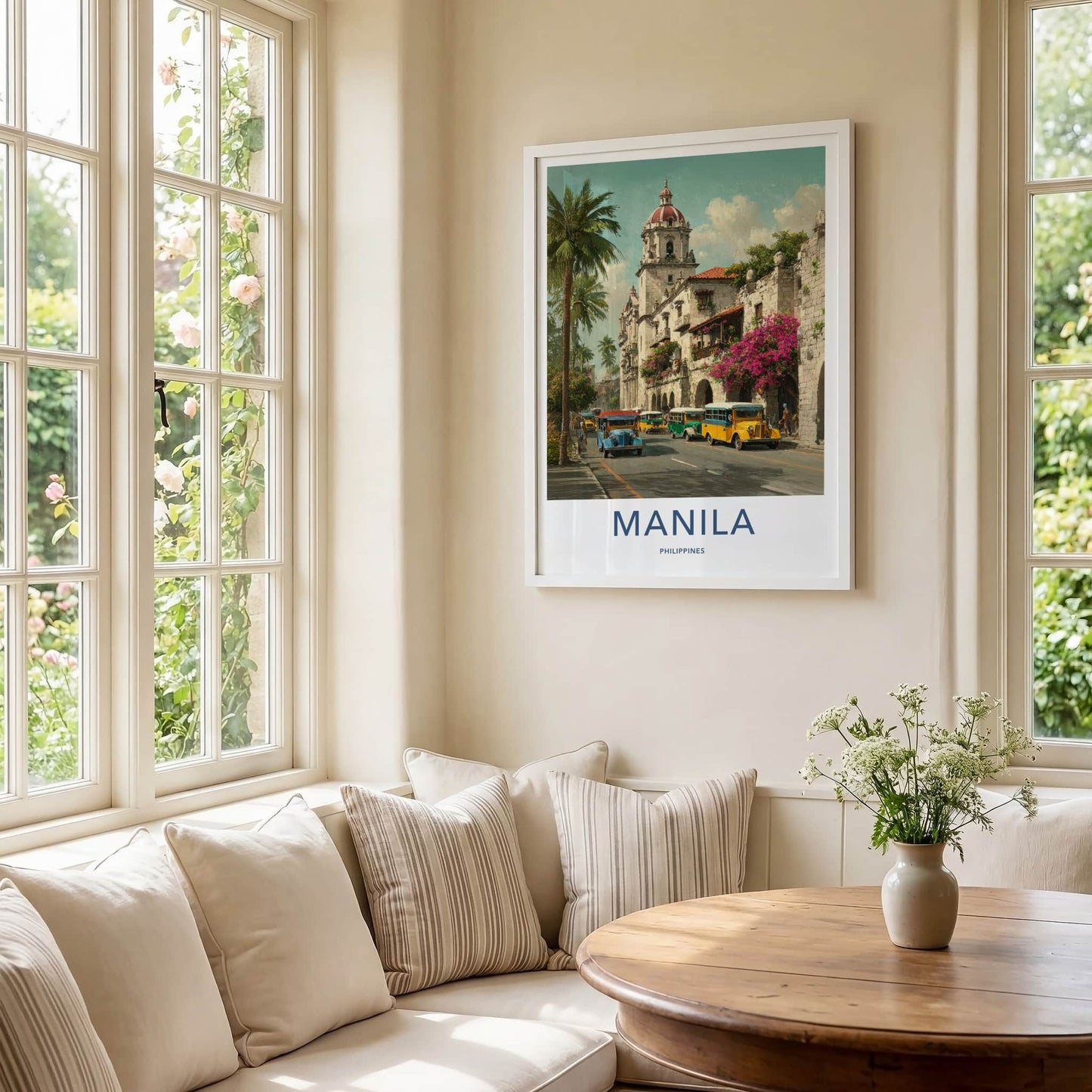Manila Poster - Philippines Travel Art