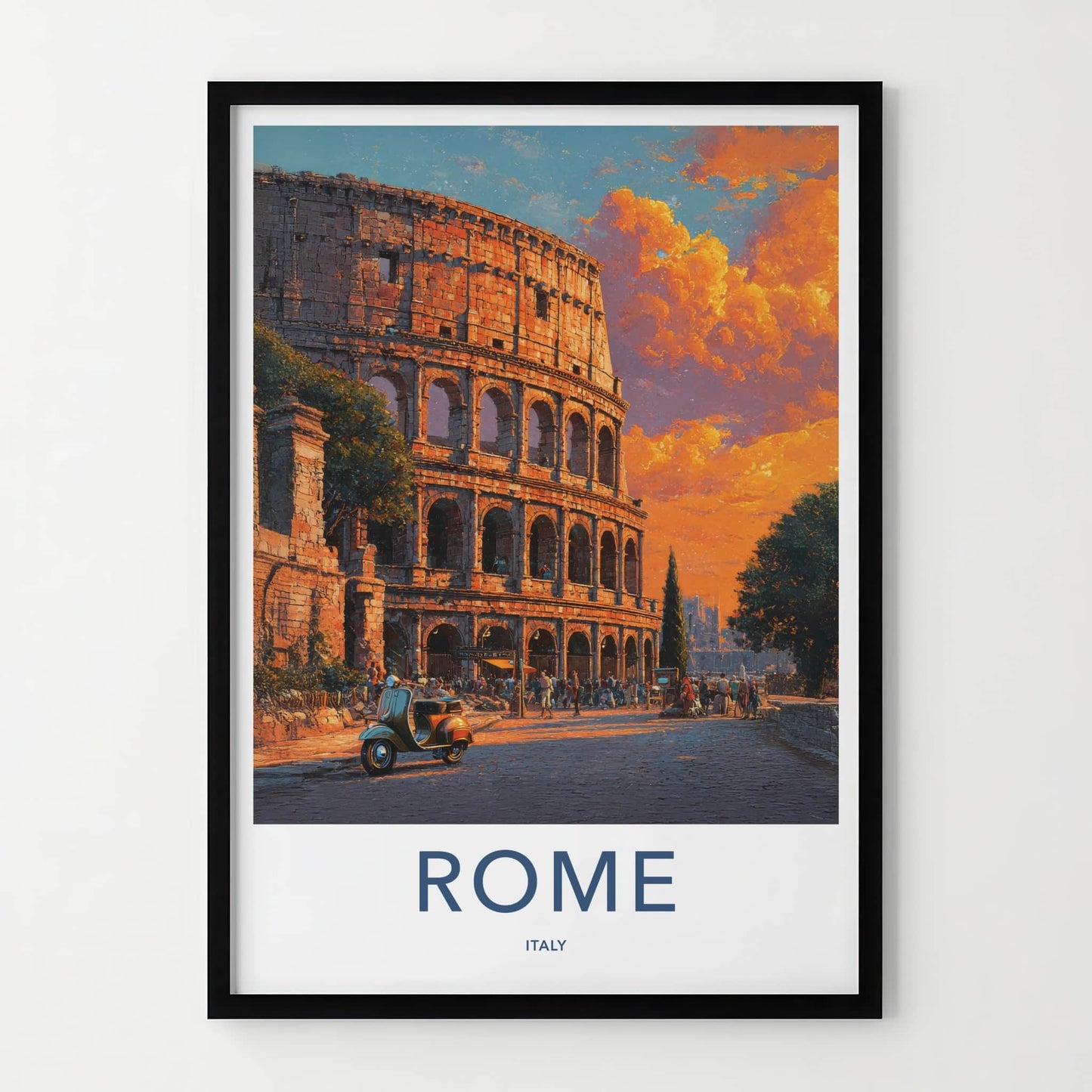 Rome Poster - Italy Travel Print