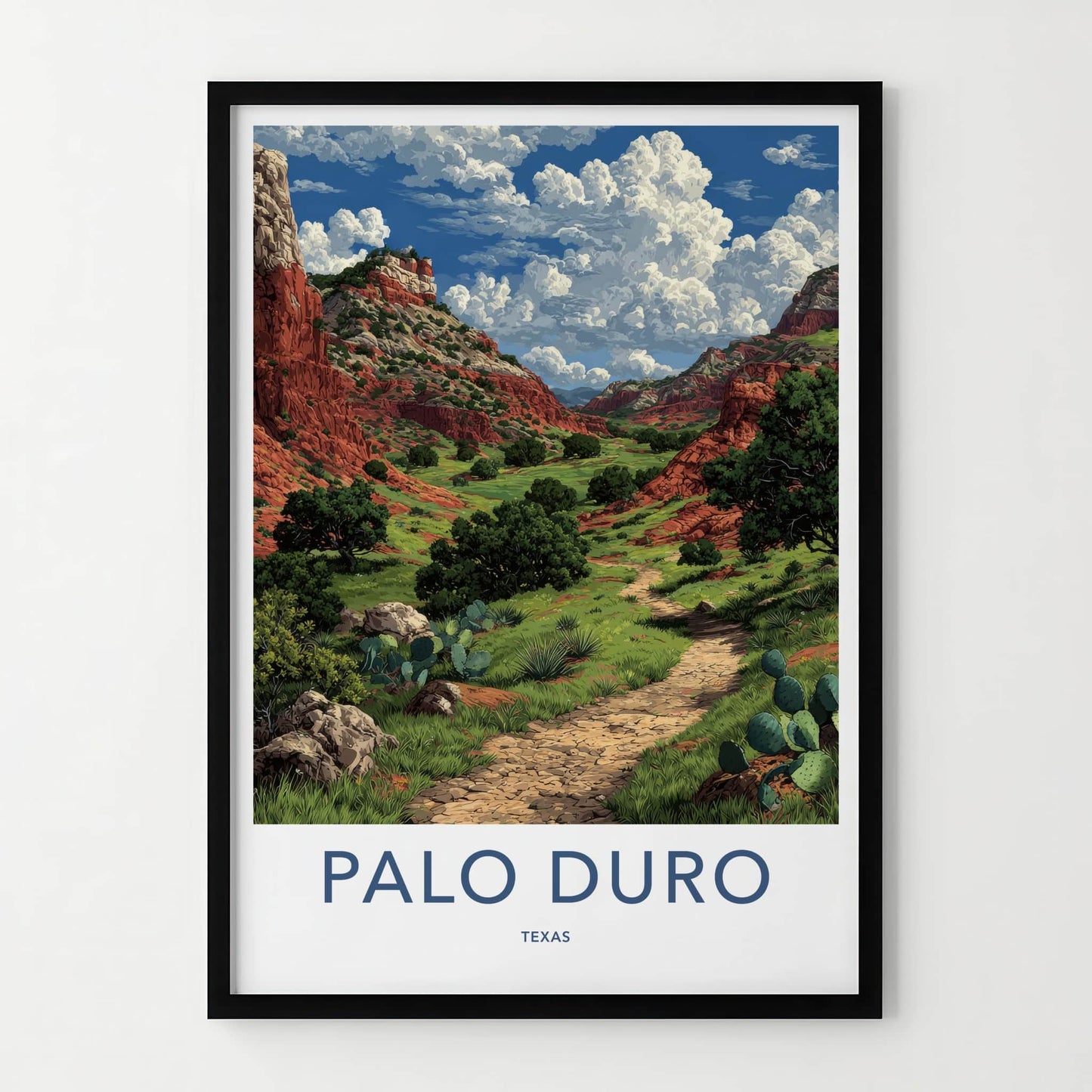 Palo Duro Poster - Texas Travel Print