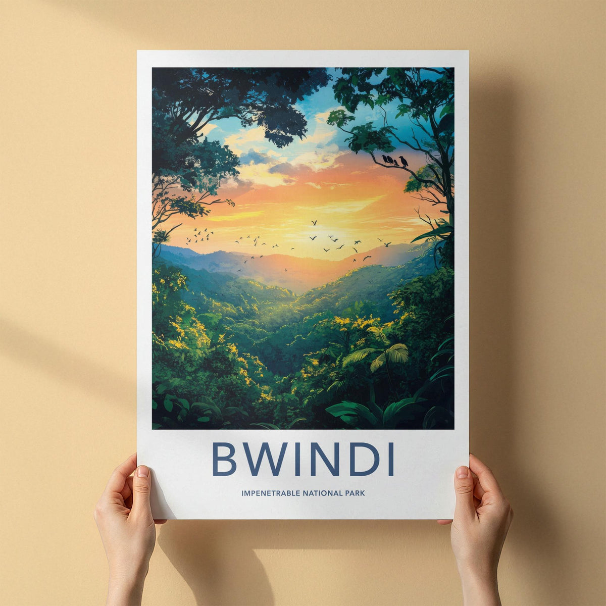 Bwindi National Park Poster - African Landscape Decor