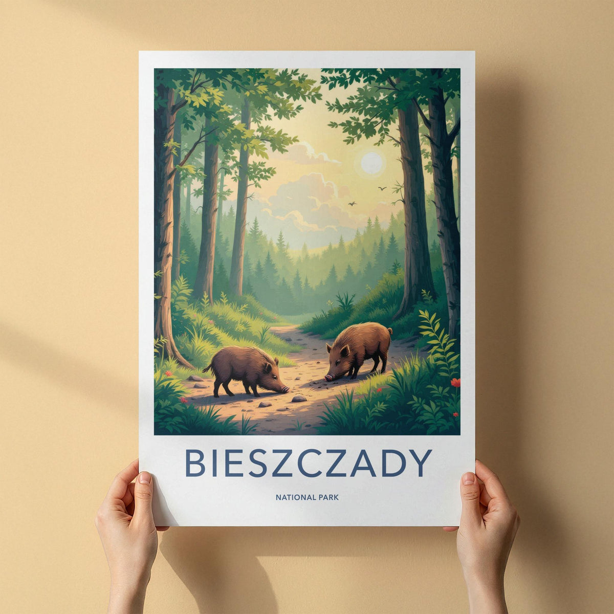 Bieszczady National Park Poster - Scenic Landscape Art & Wildlife
