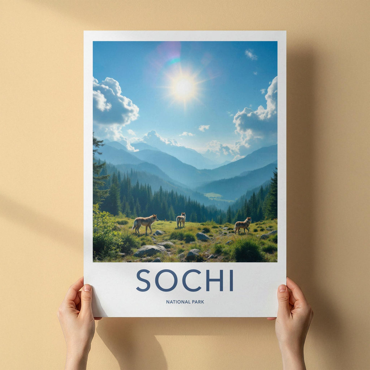 Sochi National Park Poster - Mountain Landscape Print