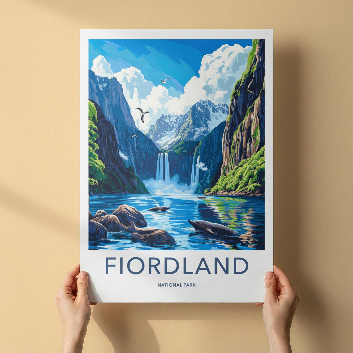 Fiordland Poster - New Zealand Wall Art