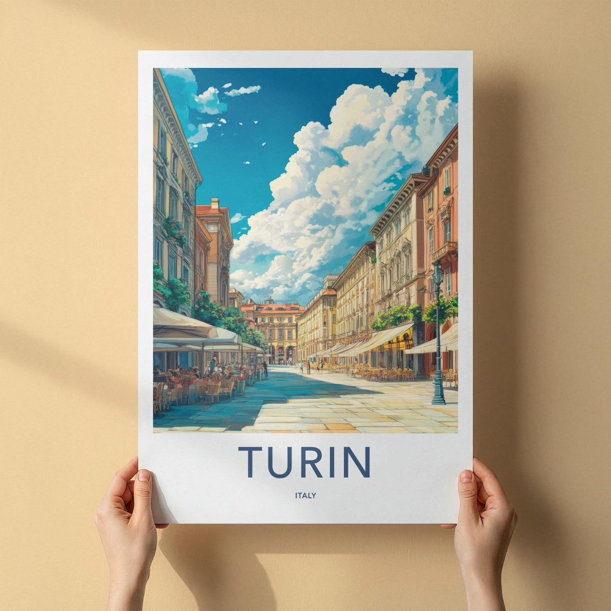 Turin Poster - Italy Wall Art Featuring Baroque Architecture & Mole
