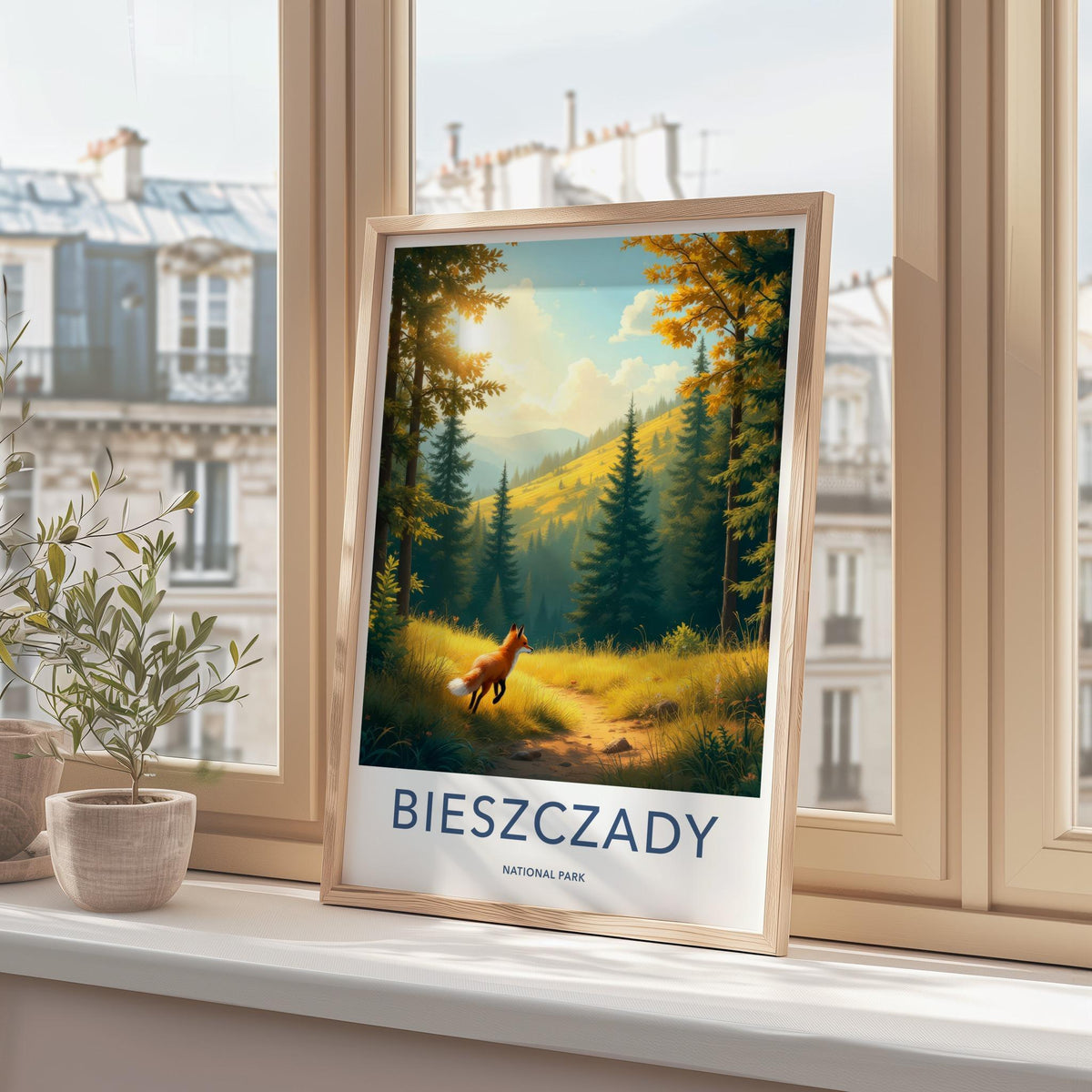 Bieszczady National Park Poster - Scenic Mountain Print & Nature Wall