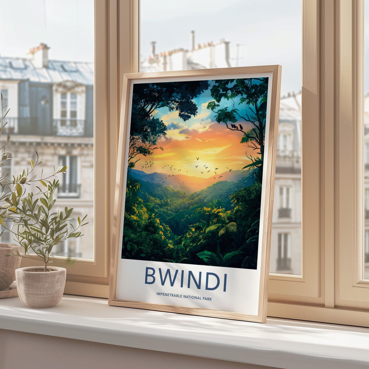 Bwindi National Park Poster - African Landscape Decor