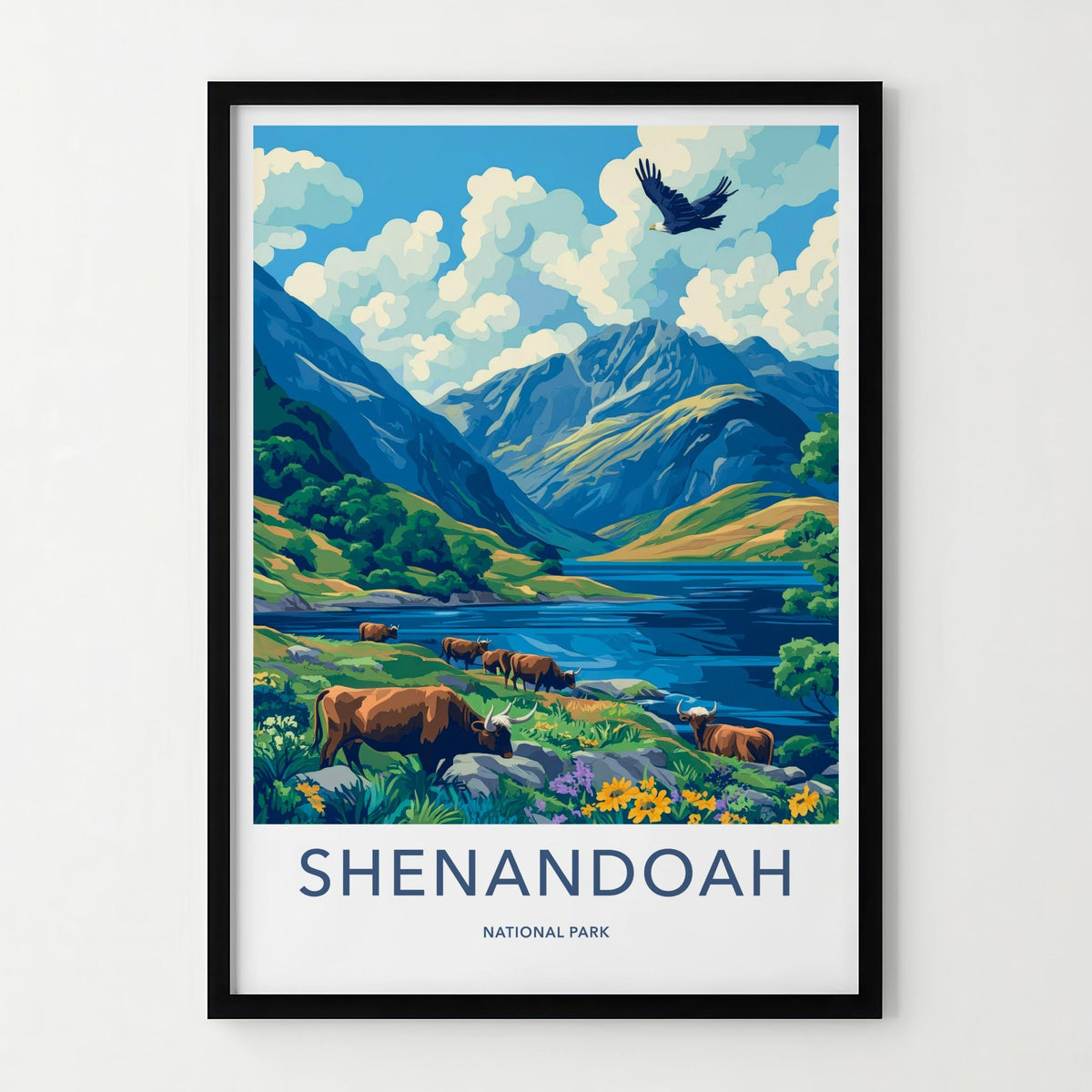 Shenandoah Poster - Virginia Wall Art