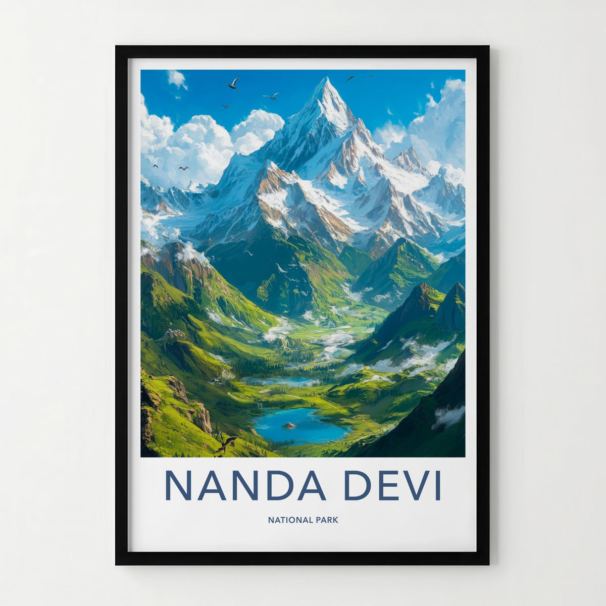 Nanda Devi Poster - Himalayan Wall Decor
