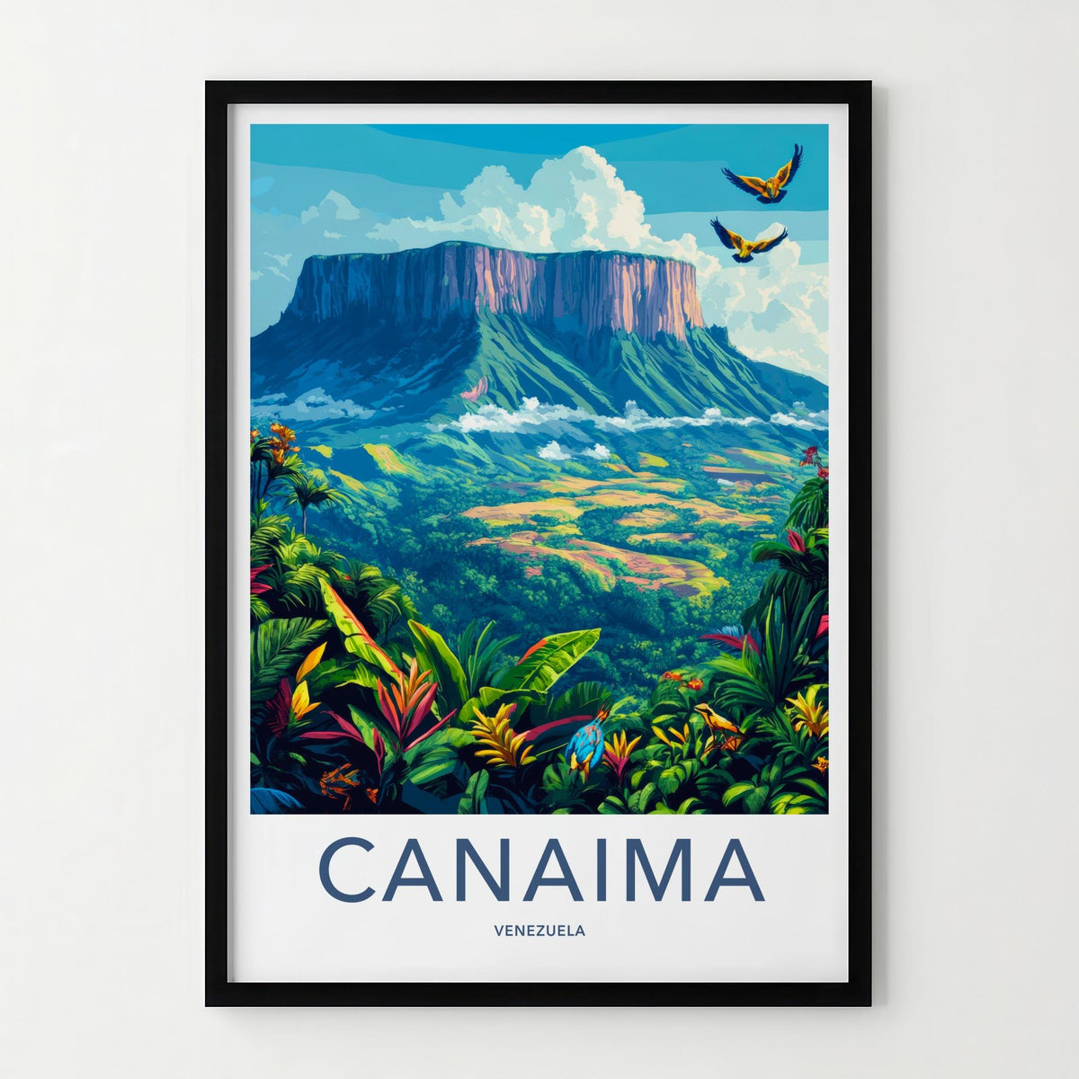 Canaima Poster - Venezuela Wall Art Featuring Tepuis Mountain