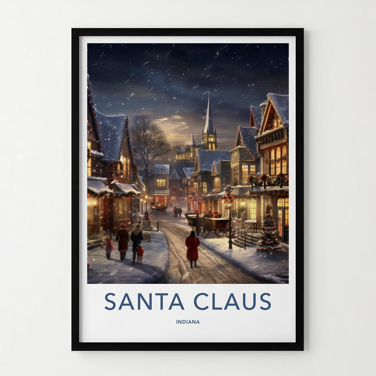 Santa Claus Poster - Indiana Wall Art