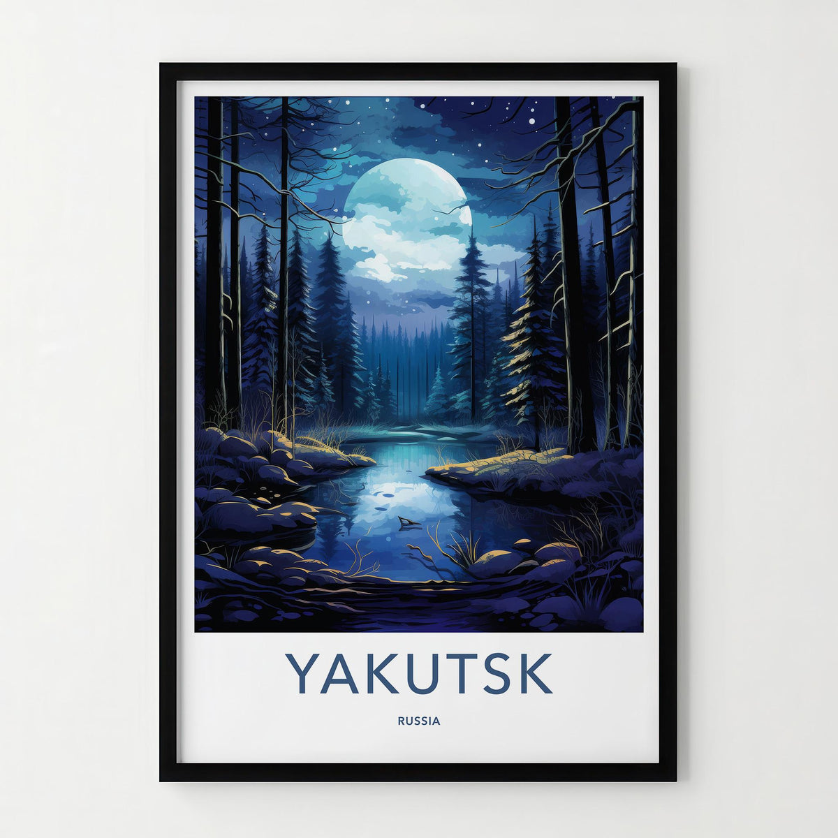 Yakutsk Wall Art - Siberia Decor