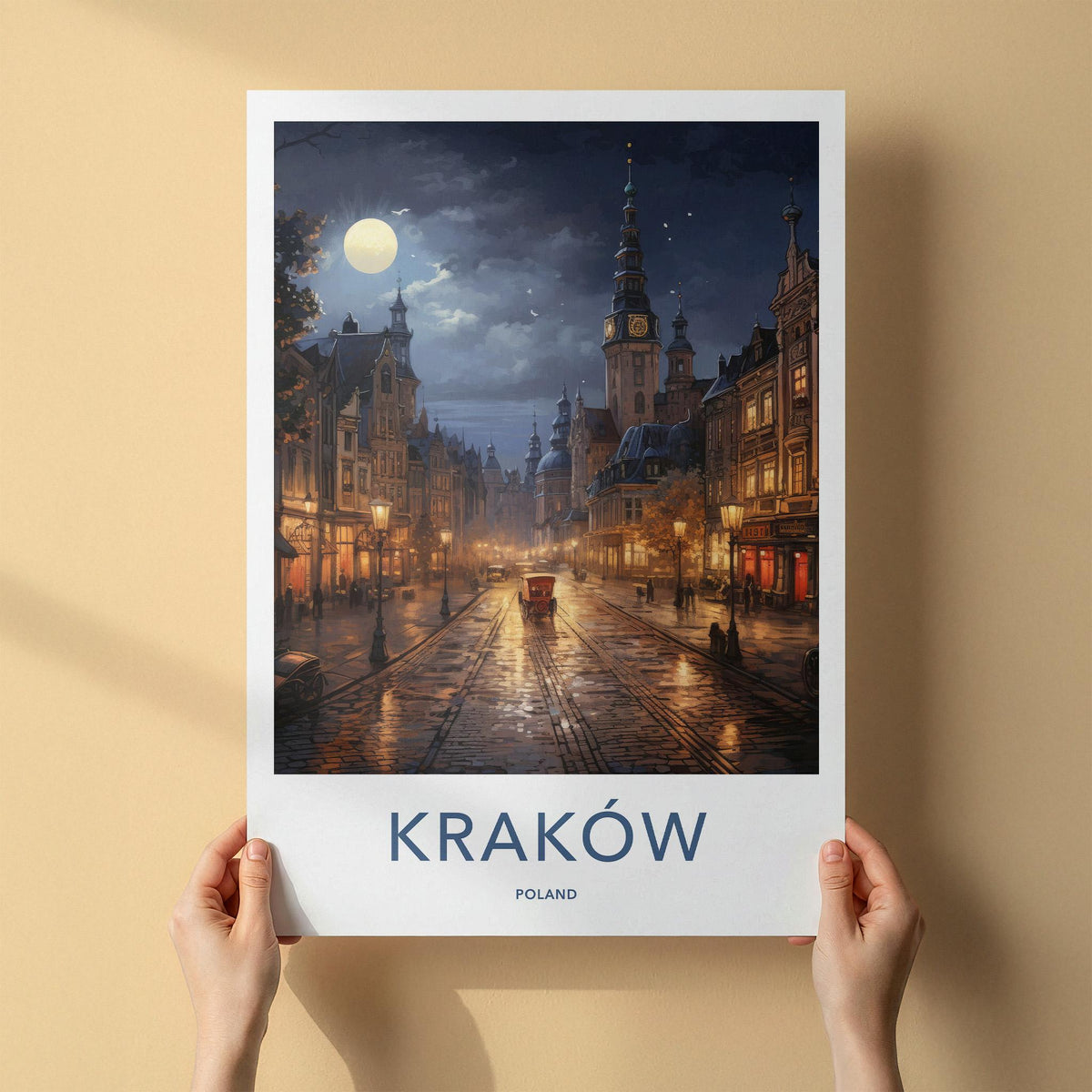 Kraków Poster - Poland Wall Art