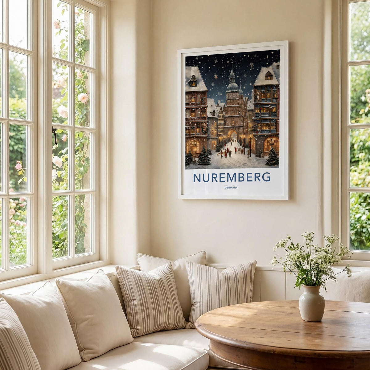 Nuremberg Wall Art - Germany Wall Art Featuring Medieval Buildings