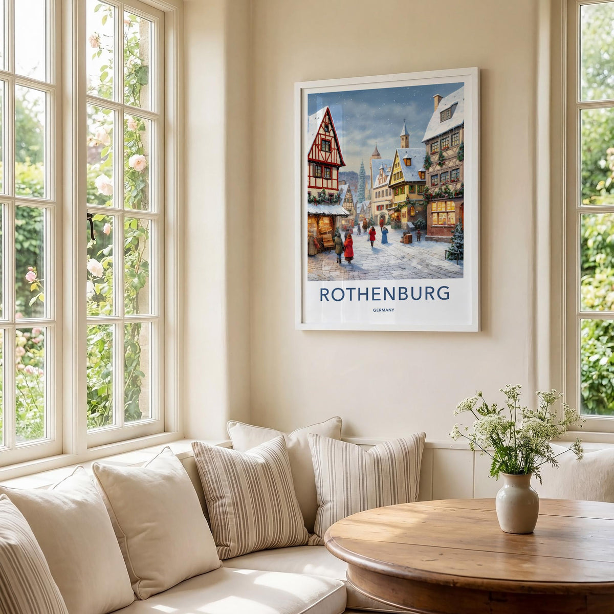 Rothenburg Wall Art - Historic German Town Poster