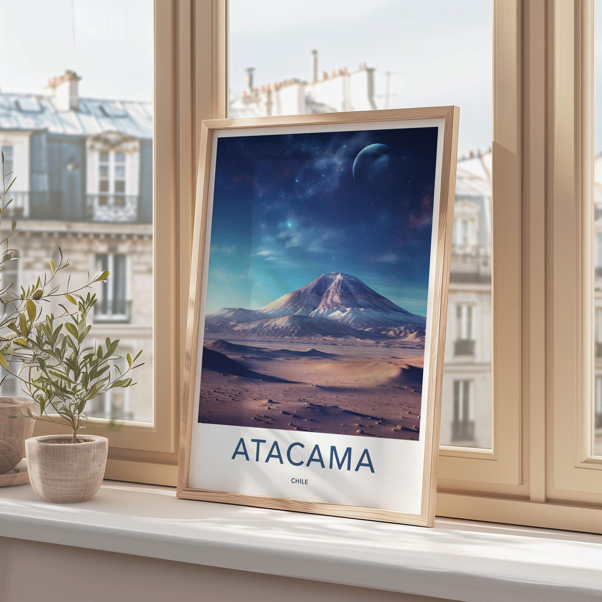 Atacama Desert Poster - Chile Wall Art Featuring Cosmic Desert