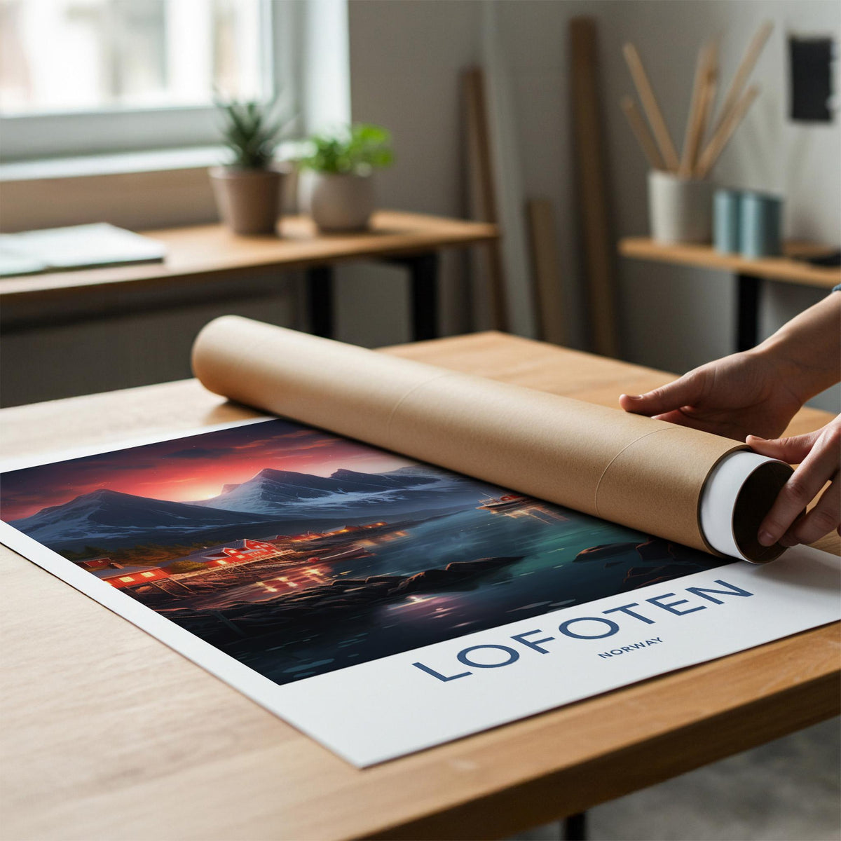Lofoten Poster - Norway Wall Art