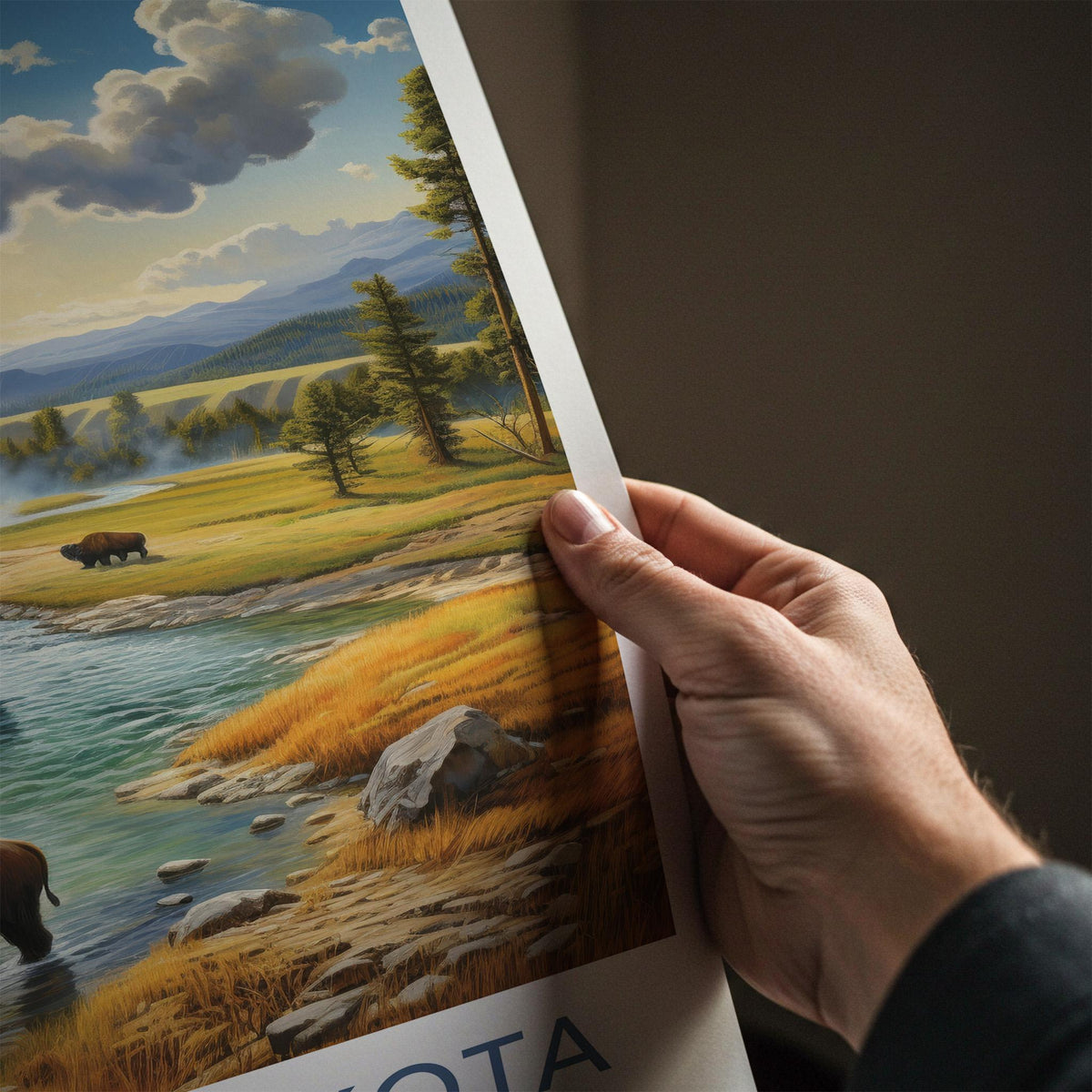 South Dakota Poster - Scenic View Travel Gift