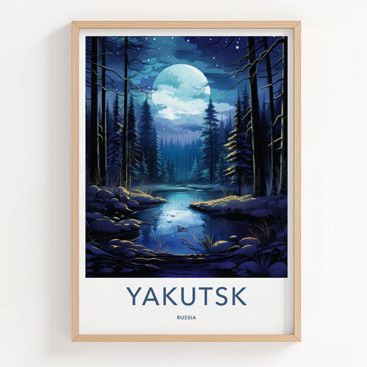 Yakutsk Wall Art - Siberia Decor