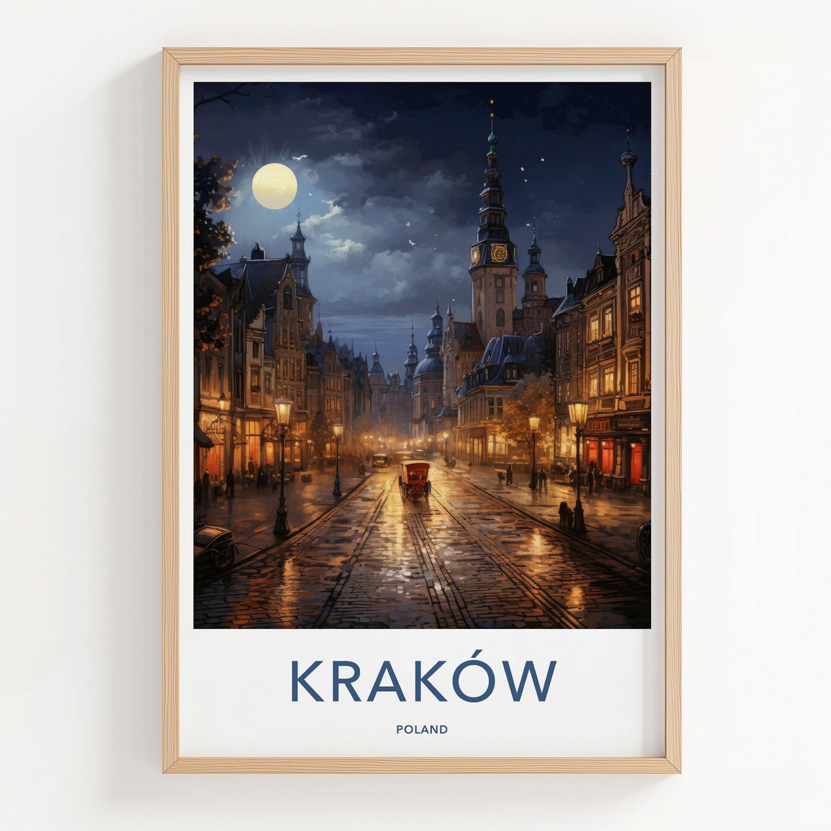 Kraków Poster - Poland Wall Art