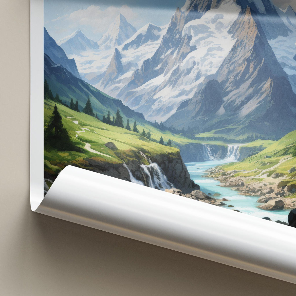 Matterhorn Poster - Swiss Alps Decor